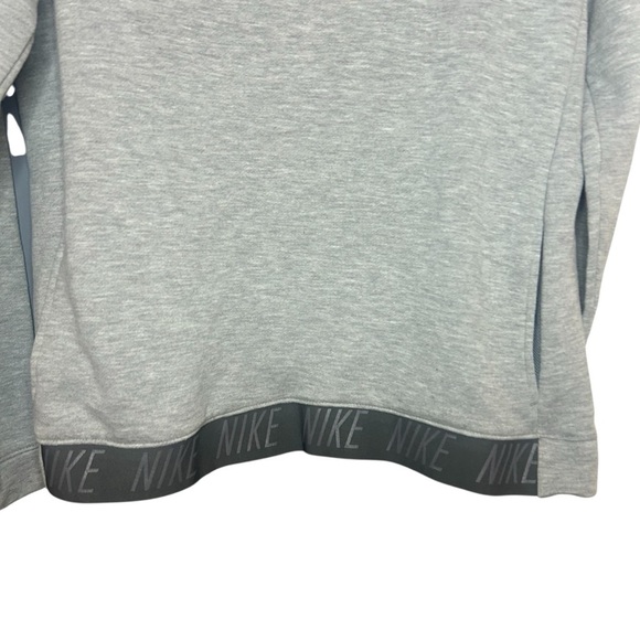 Nike Gray sweatshirt cowl neck with Athletic Style Size Medium - Picture 3 of 9